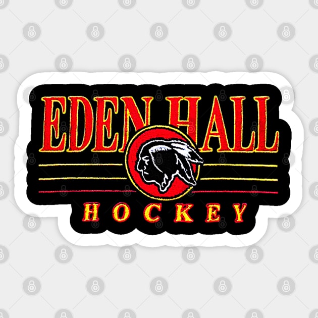 Eden Hall Warriors - Mighty Ducks Hockey Sticker by nicklower